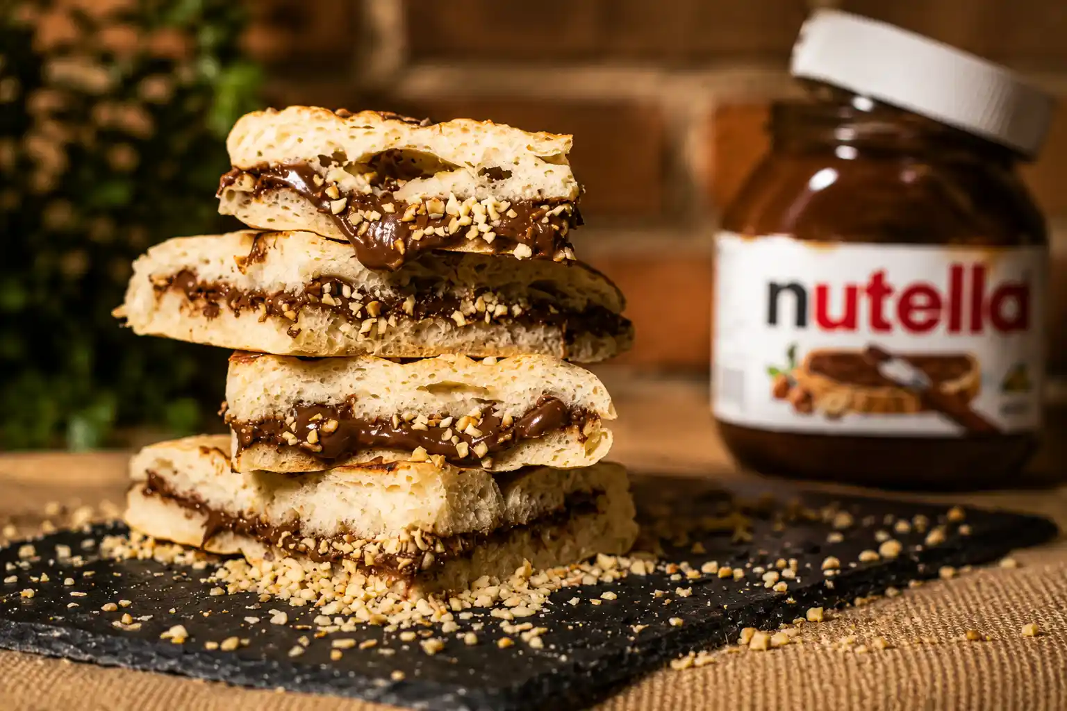 Pitta e Nutella — la versione dolce